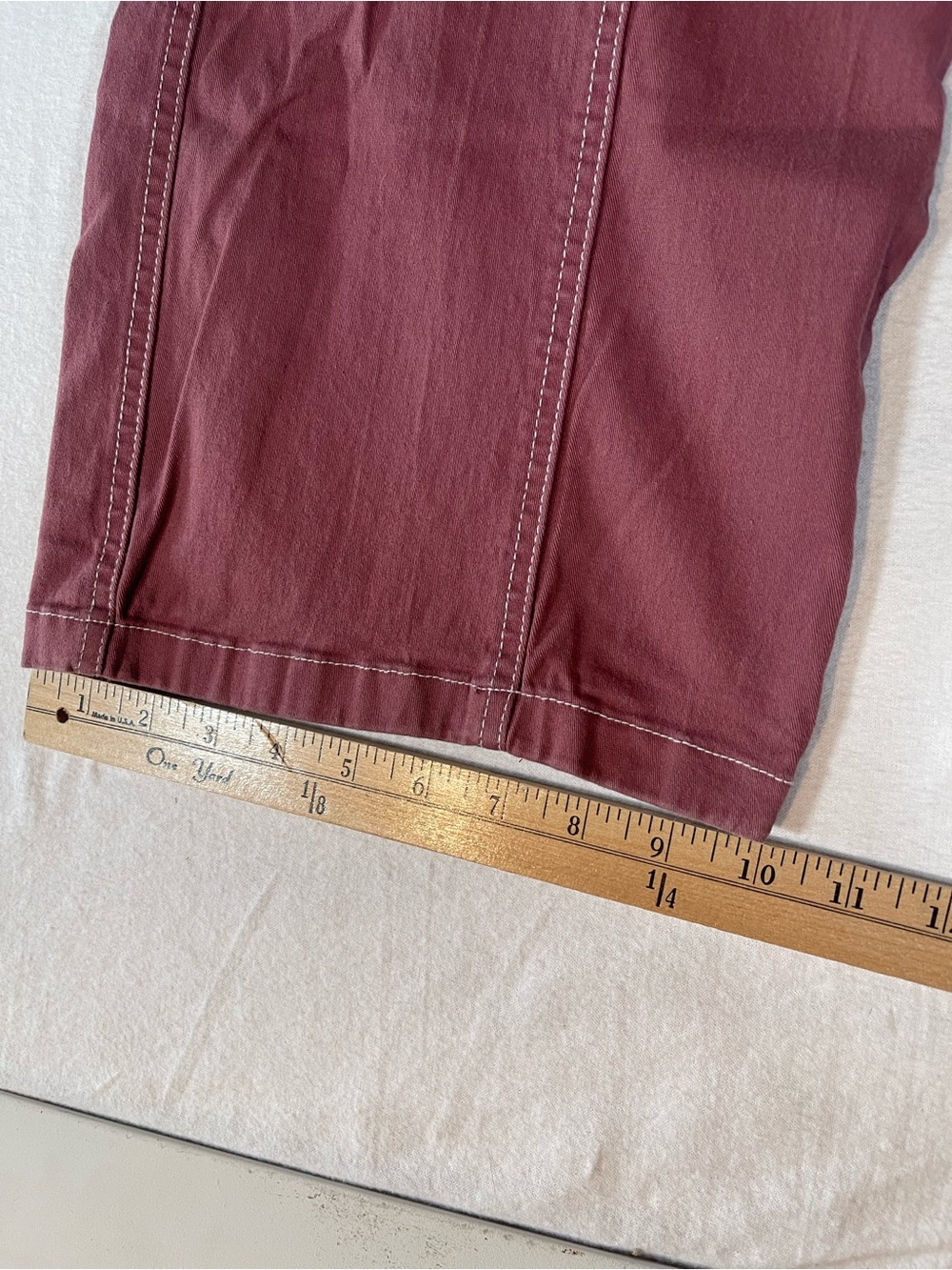 Rachel Paige Wide Leg Utility Cargo Pants in Dusty Rose Y2K Size M - Picture 11 of 14